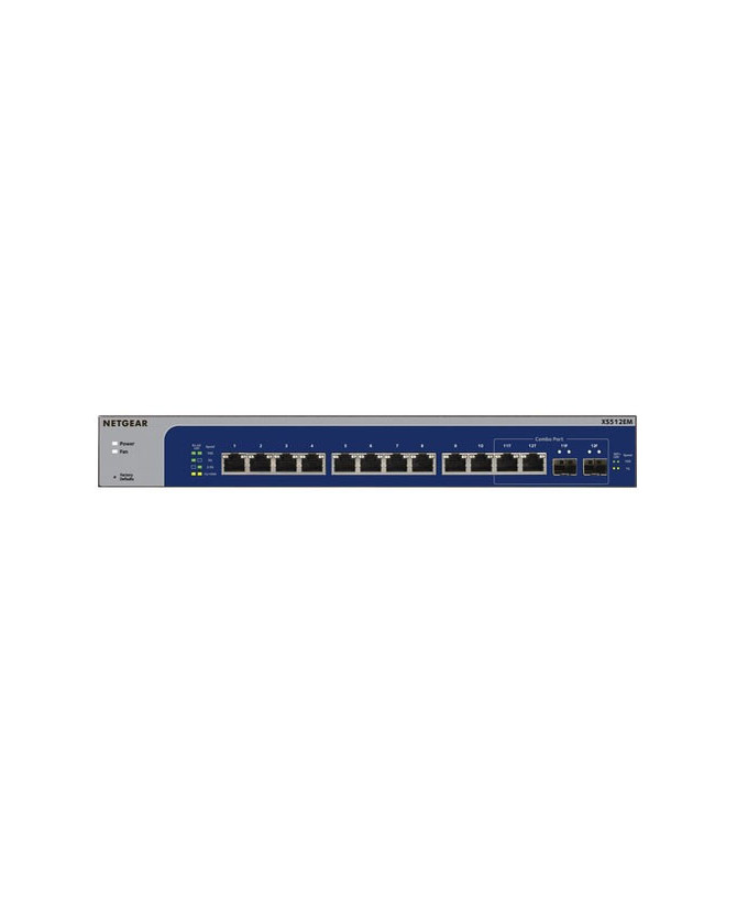 Buy Netgear 12-Port 10-Gigabit/Multi-Gigabit Ethernet Smart Managed Plus Switch XS512EM-100AJS