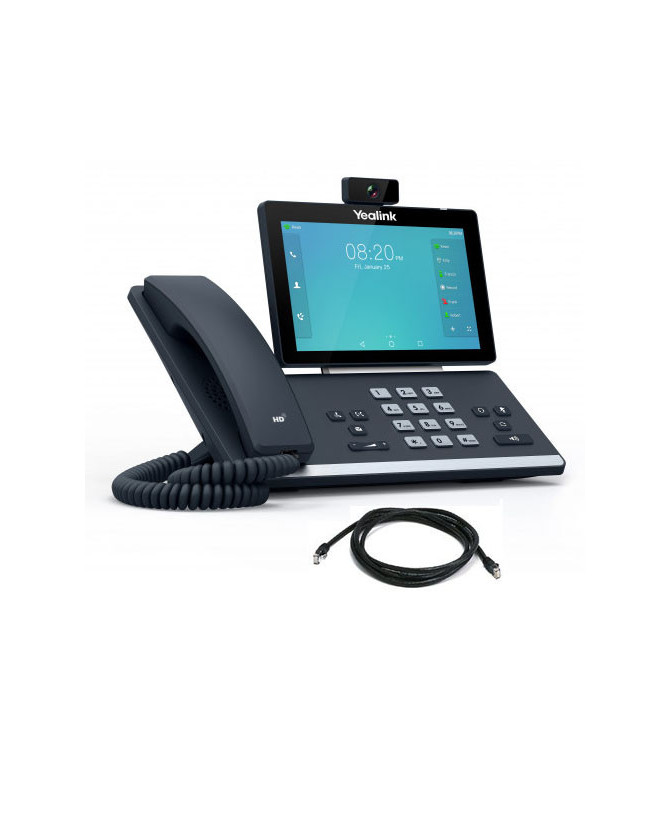 Yealink 16 Line HD IP Phone with HD Video Camera SIP-T58W-C