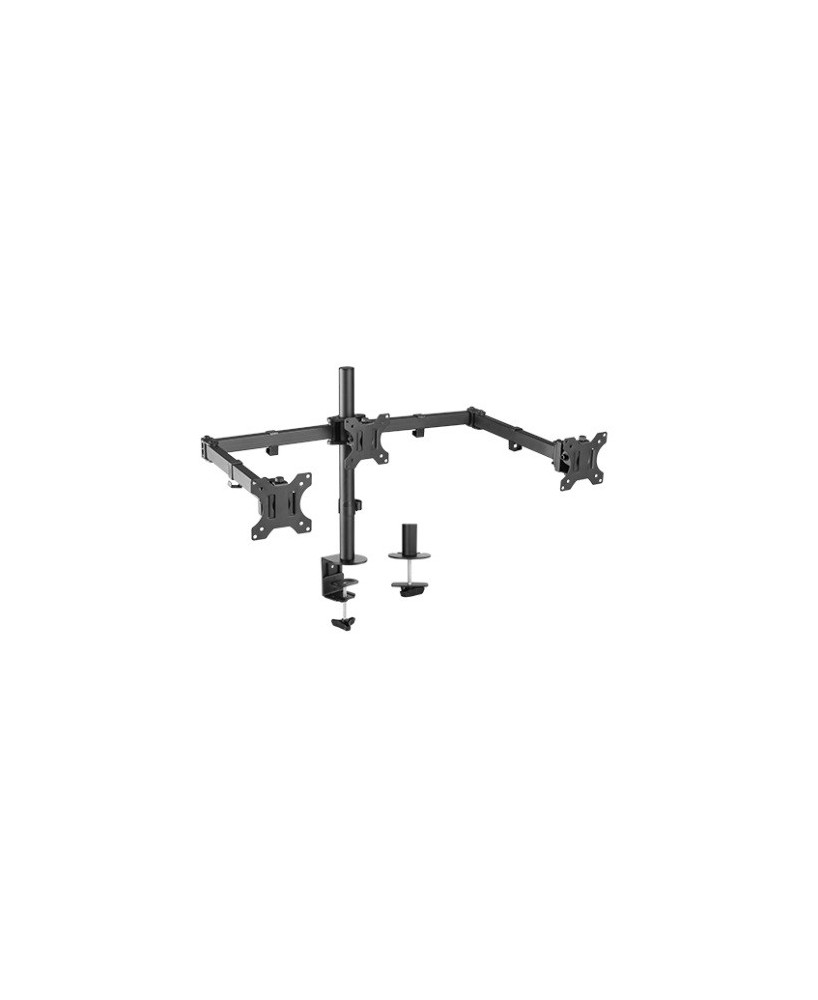 Buy Brateck Triple Economical Double Joint Articulating Steel Arms LDT12-C034N for 13"-27" Monitor