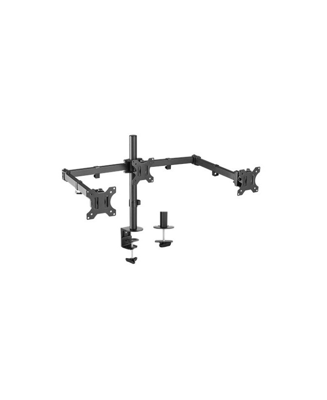 Buy Brateck Triple Economical Double Joint Articulating Steel Arms LDT12-C034N for 13"-27" Monitor