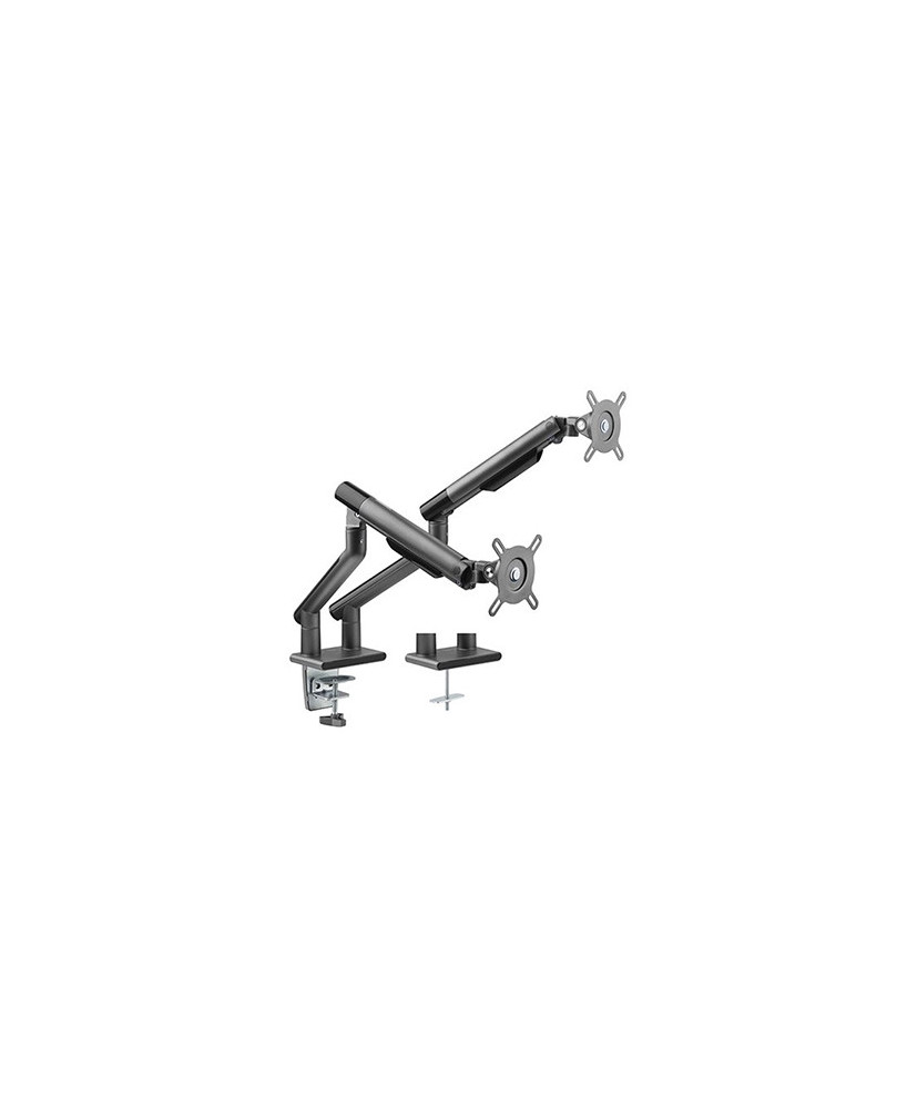 Buy Brateck Dual Monitor Premium Slim Aluminum Spring-Assisted Monitor Arm LDT49-C024-B for 17"-32" Monitors