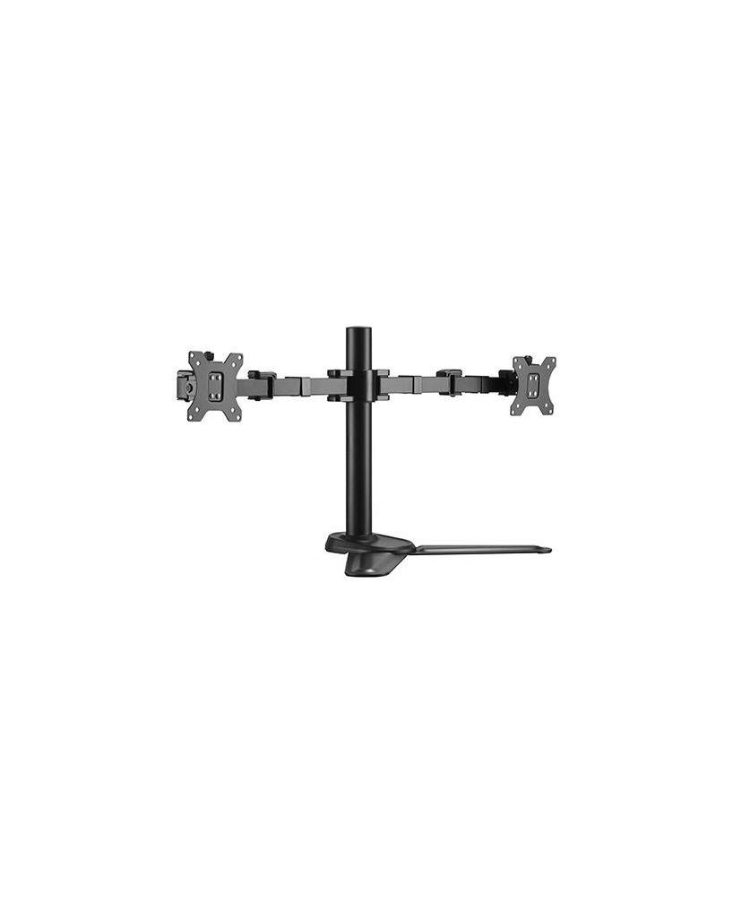 Buy Brateck Dual Free Standing Monitors Affordable Steel Articulating Monitor Stand LDT33-T024