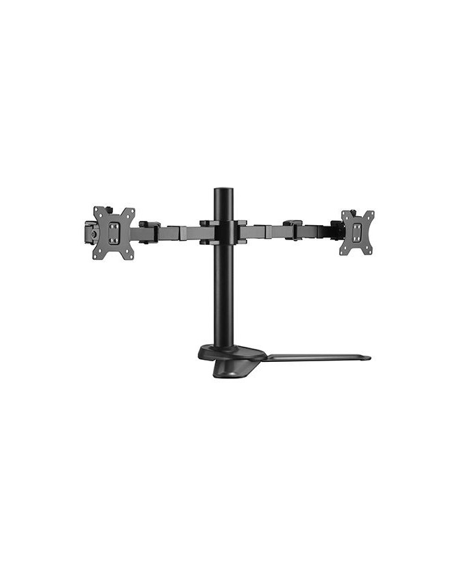 Buy Brateck Dual Free Standing Monitors Affordable Steel Articulating Monitor Stand LDT33-T024