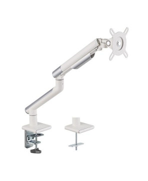 Buy Brateck Single Monitor Premium Slim Aluminum Spring-Assisted Monitor Arm in White MABT-LDT49-C012-W for 17"-32" Monitor