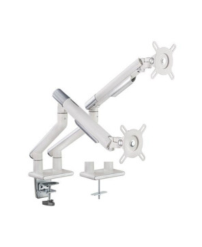 Buy Brateck Dual Monitor Premium Slim Aluminum Spring-Assisted Monitor Arm in White MABT-LDT49-C024-W for 17"-32" Monitor 