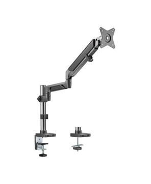 Buy Brateck Single Monitor Pole-Mounted Epic Gas Spring Aluminum Arm in Space Grey MABT-LDT37-C012P-SG for 17"-32" Monitors 