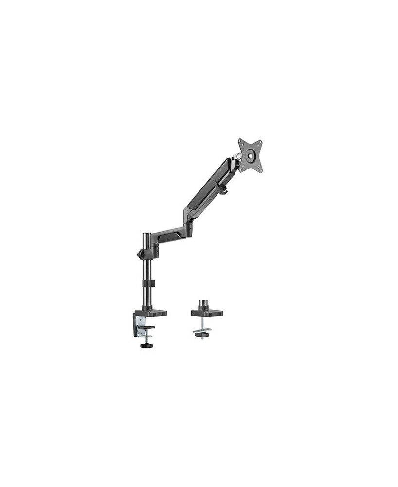 Buy Brateck Single Monitor Pole-Mounted Epic Gas Spring Aluminum Arm in Space Grey MABT-LDT37-C012P-SG for 17"-32" Monitors 