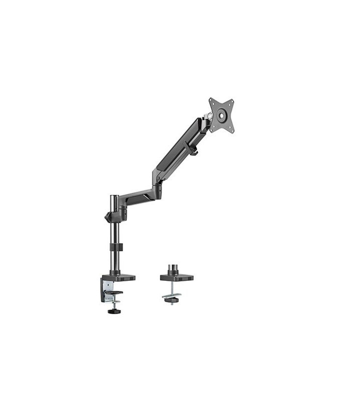 Buy Brateck Single Monitor Pole-Mounted Epic Gas Spring Aluminum Arm in Space Grey MABT-LDT37-C012P-SG for 17"-32" Monitors 