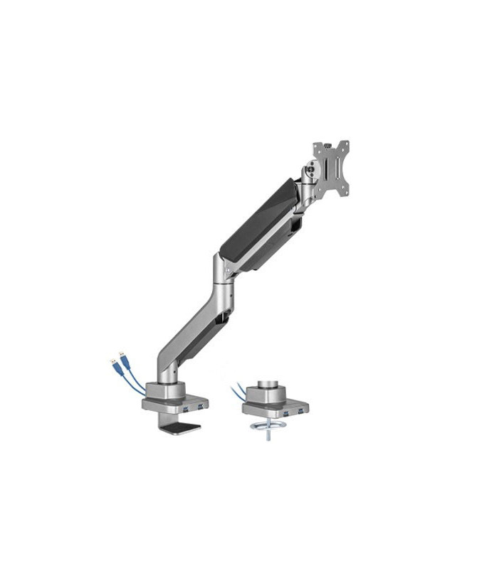 Buy Brateck Single Monitor Economy Heavy-Duty Gas Spring Arm with USB 3.1 Ports LDT52-C012U for 17"-35" Monitor 