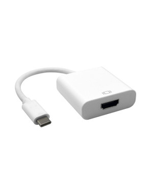 Buy Astrotek Thunderbolt USB 3.1 Type-C to HDMI Video Adapter in White AT-CMHDMI-MF for Apple Macbook, Chromebook