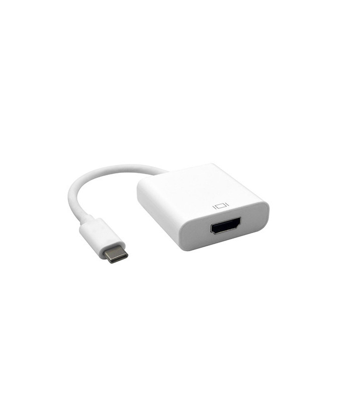 Buy Astrotek Thunderbolt USB 3.1 Type-C to HDMI Video Adapter in White AT-CMHDMI-MF for Apple Macbook, Chromebook