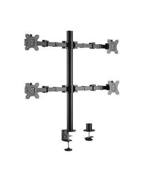 Buy Brateck Quad Monitors Affordable Steel Articulating Monitor Arm 17-32' 9kg LDT33-C048