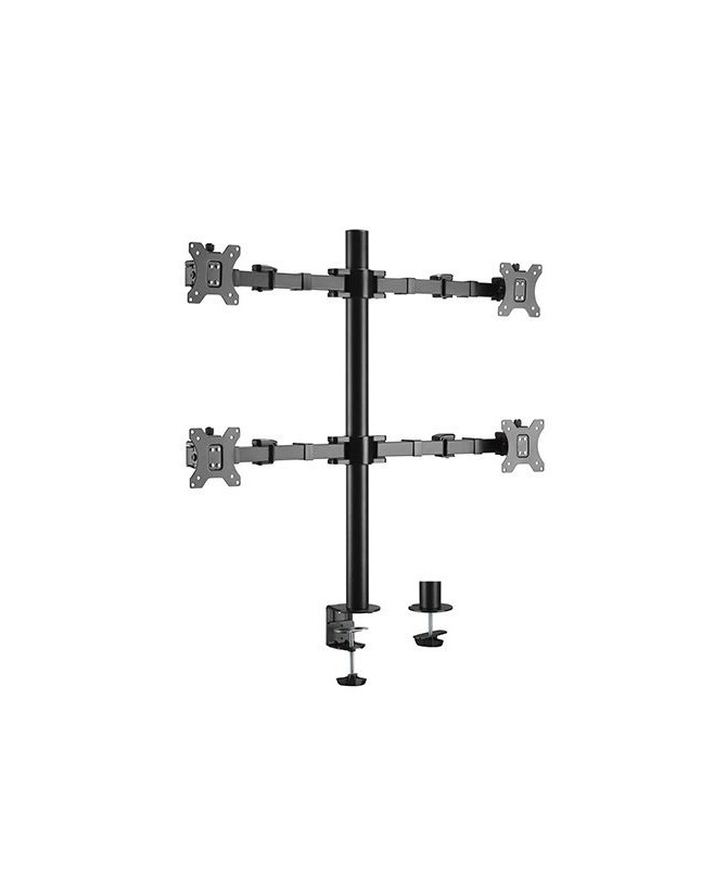 Buy Brateck Quad Monitors Affordable Steel Articulating Monitor Arm 17-32' 9kg LDT33-C048