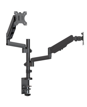 Buy Brateck Dual Arm Full Extension Gas Spring Monitor Mount LDT16-C024