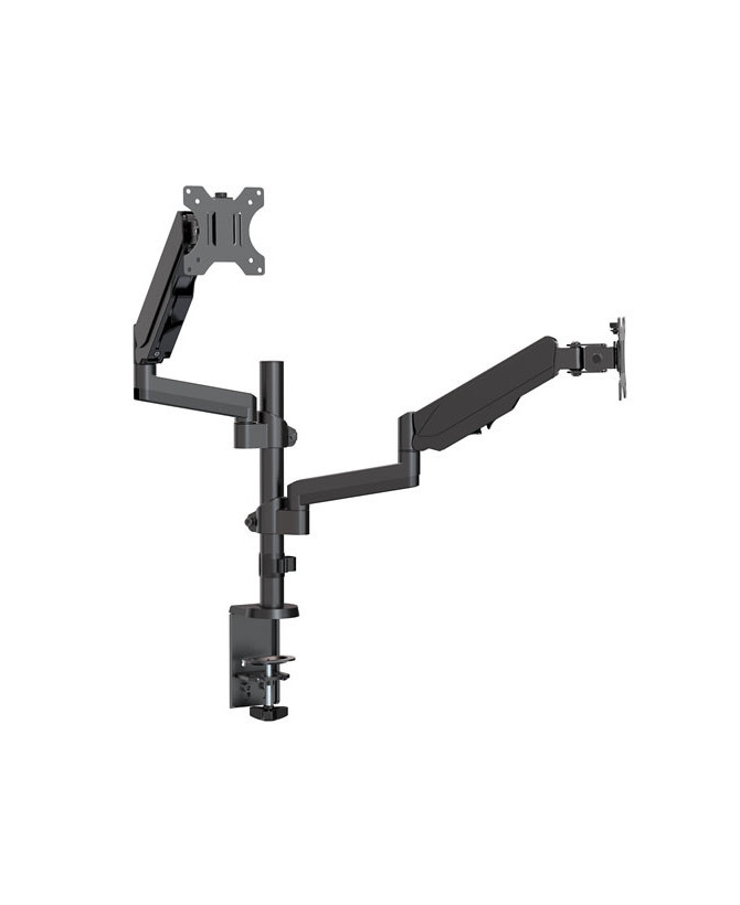 Buy Brateck Dual Arm Full Extension Gas Spring Monitor Mount LDT16-C024