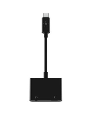 Buy Belkin RockStar 3.5mm Audio + USB-C™ Charge Adapter NPA004btBK Black