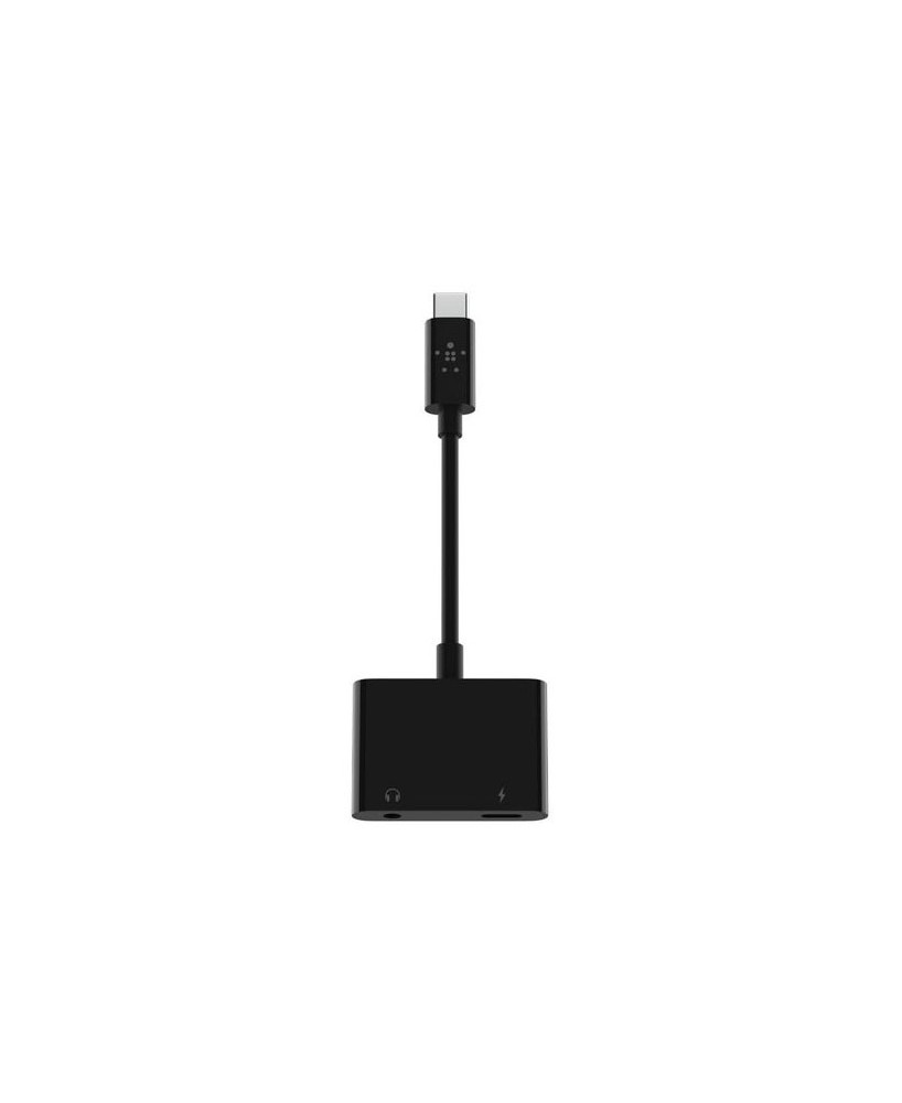 Buy Belkin RockStar 3.5mm Audio + USB-C™ Charge Adapter NPA004btBK Black