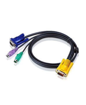 Buy Aten 1.2m PS/2 KVM Cable with 3-in-1 SPHD 2L-5201P for CS7xE, CS13xx, CS17xxA, CS17xxi, CL5xxx, CL10xx, KL91xx, KN91xx