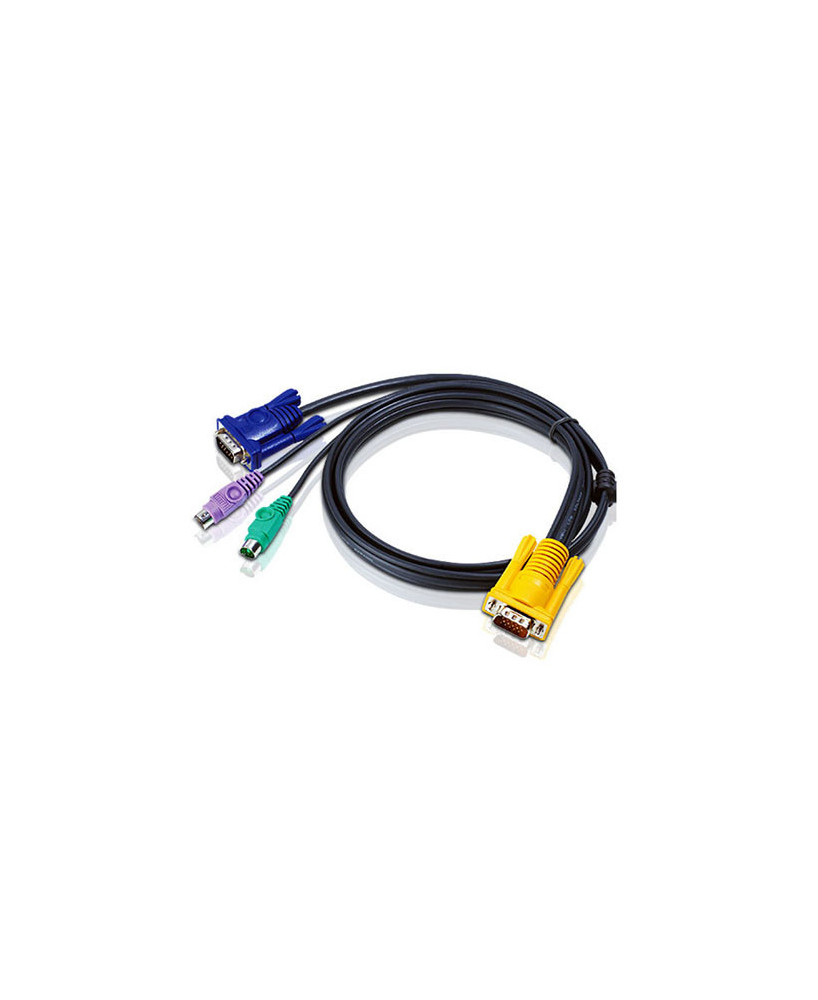 Buy Aten 1.2m PS/2 KVM Cable with 3-in-1 SPHD 2L-5201P for CS7xE, CS13xx, CS17xxA, CS17xxi, CL5xxx, CL10xx, KL91xx, KN91xx