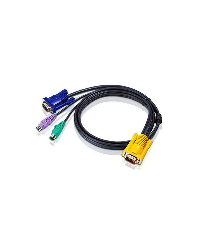 Buy Aten 1.2m PS/2 KVM Cable with 3-in-1 SPHD 2L-5201P for CS7xE, CS13xx, CS17xxA, CS17xxi, CL5xxx, CL10xx, KL91xx, KN91xx