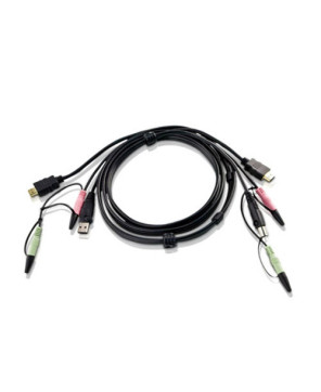 Buy Aten 1.8m USB HDMI KVM Cable with Audio 2L-7D02UH