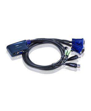 Buy Aten 2-Port USB VGA/Audio Cable KVM Switch CS62UZ-AT