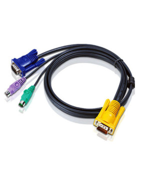 Buy Aten KVM Cable 1.8m with VGA & PS/2 to 3in1 SPHD 2L-5202P for CS7xE, CS13xx, CS17xxA, CS17xxi, CL5xxx, CL10xx, KL91xx, KN91xx