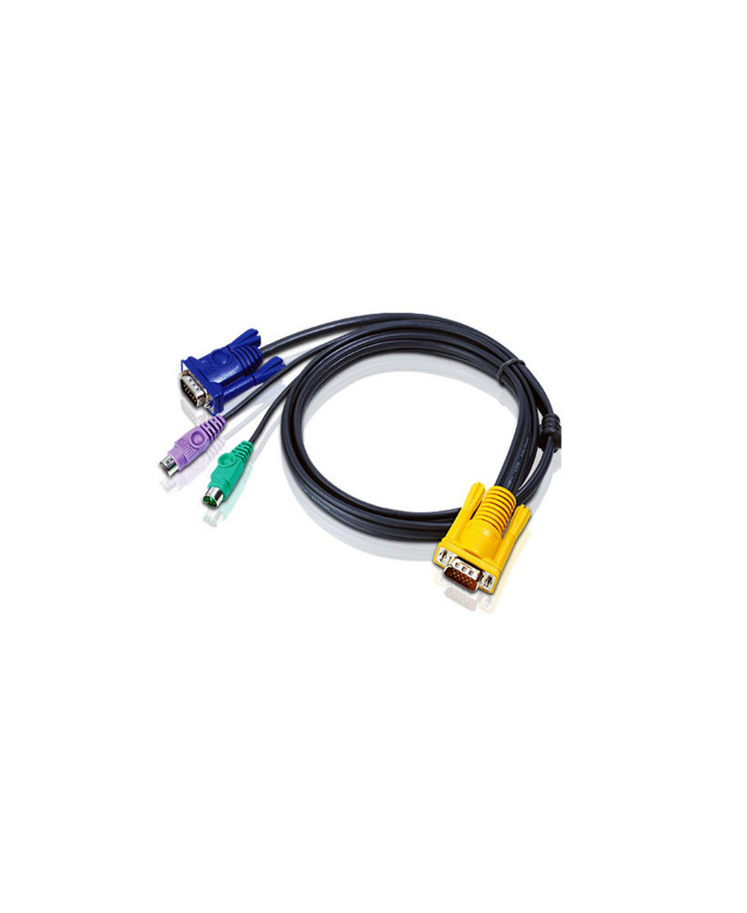 Buy Aten KVM Cable 1.8m with VGA & PS/2 to 3in1 SPHD 2L-5202P for CS7xE, CS13xx, CS17xxA, CS17xxi, CL5xxx, CL10xx, KL91xx, KN91xx