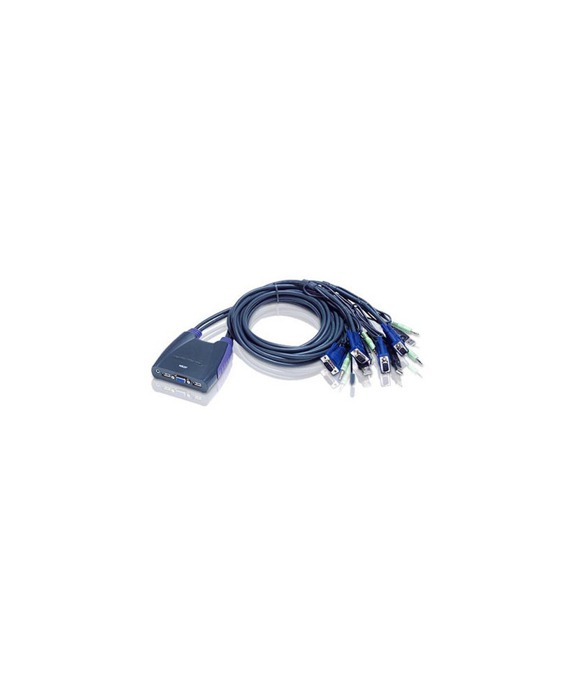 Buy Aten 4-Port USB VGA/Audio Cable KVM Switch CS64UZ-AT