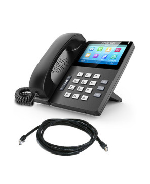 Flyingvoice Premium 10-Line 4.3" Touchscreen Desktop IP Phone FIP15G