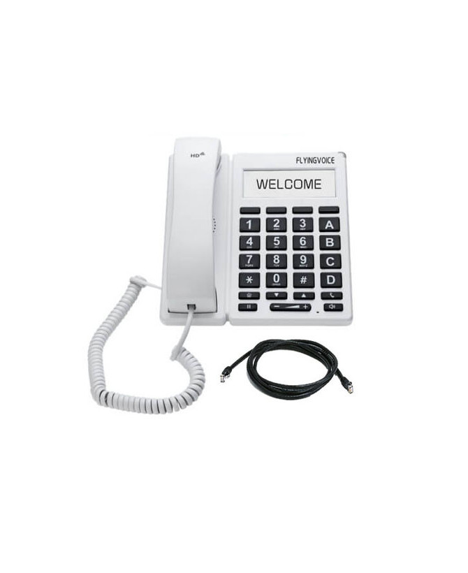 Buy Flyingvoice Customized Big Button IP Phone FIP12WP for Seniors 