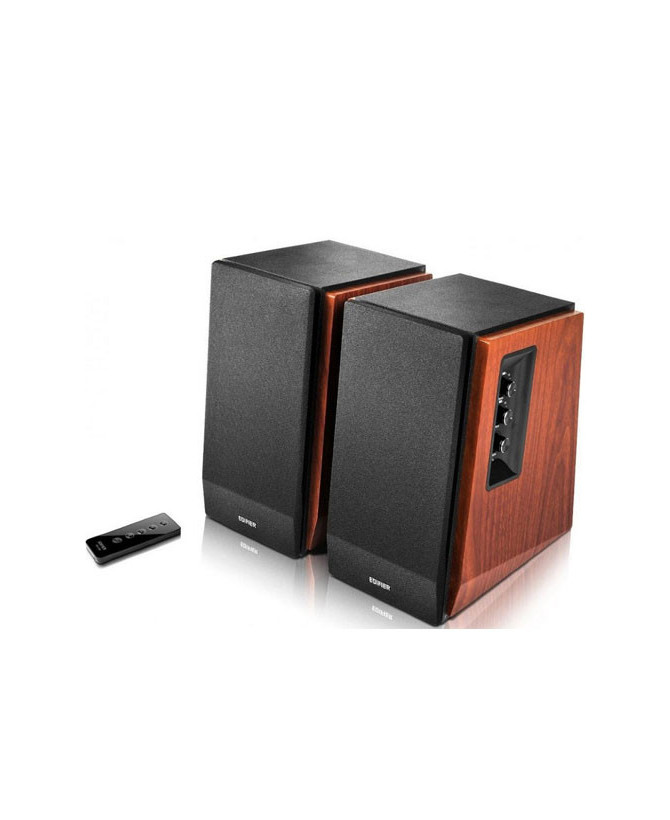 Buy Edifier Bluetooth Lifestyle Bookshelf Studio Speakers in Brown R1700BT-BROWN