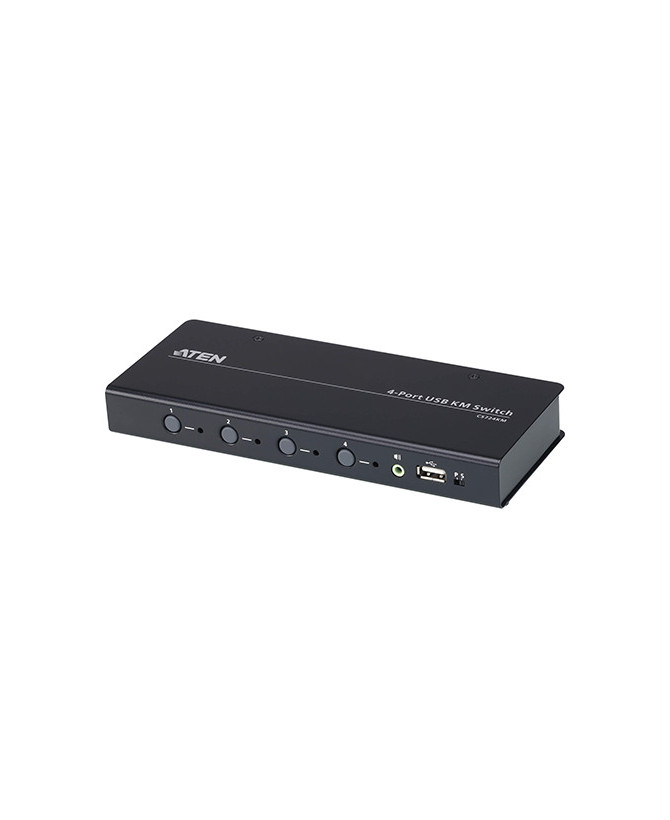 Buy Aten 4-port USB Boundless KM Switch with Cables CS724KM-AT