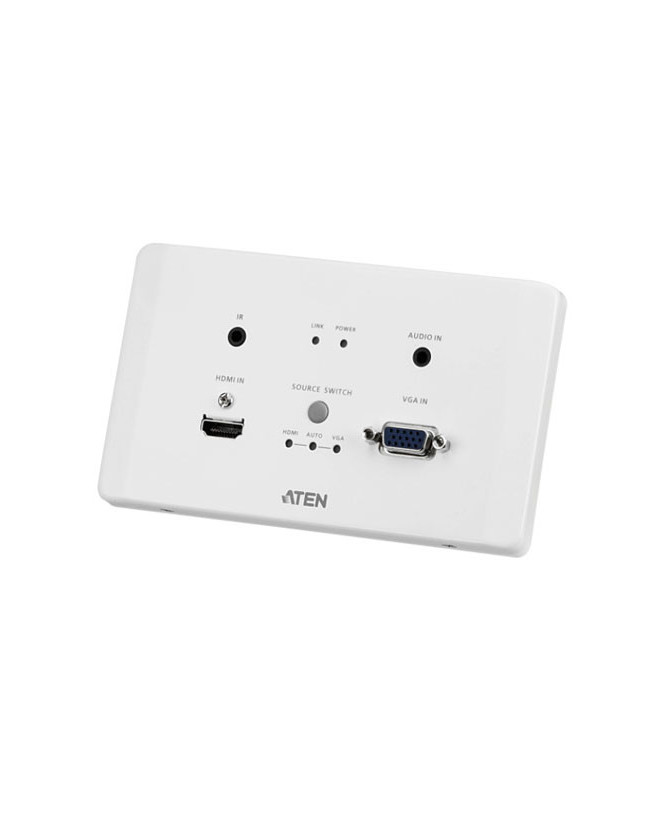 Buy Aten HDMI & VGA HDBaseT Transmitter with EU Wall Plate - PoH VE2812AEUT-AT-U