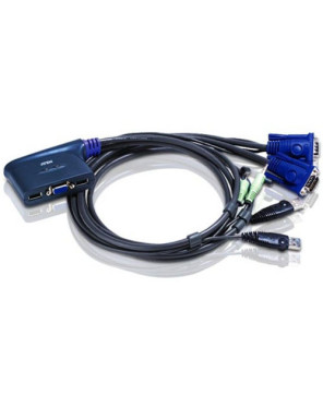 Buy Aten 2-Port USB VGA/Audio Cable KVM Switch CS62US-AT