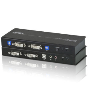 Buy Aten DVI Dual View KVM Extender with Audio CE604-AT-U 