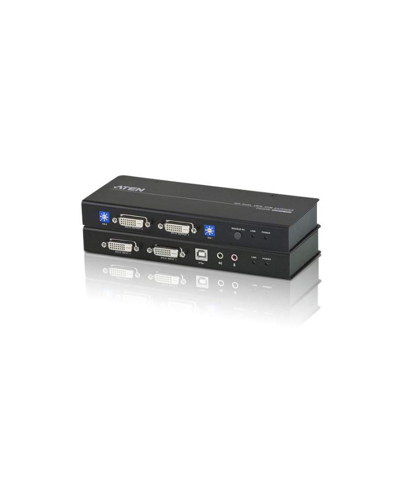 Buy Aten DVI Dual View KVM Extender with Audio CE604-AT-U 