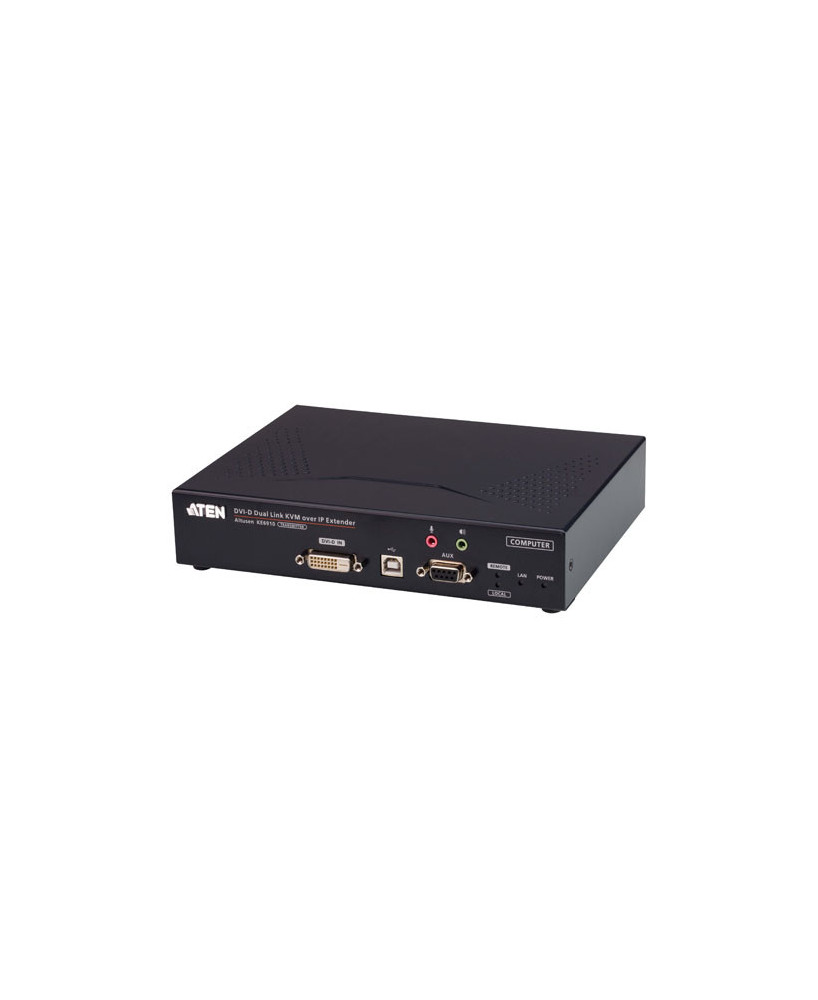 Buy Aten DVI Dual Link KVM over IP Transmitter with Dual DC Power KE6910T-AX-U