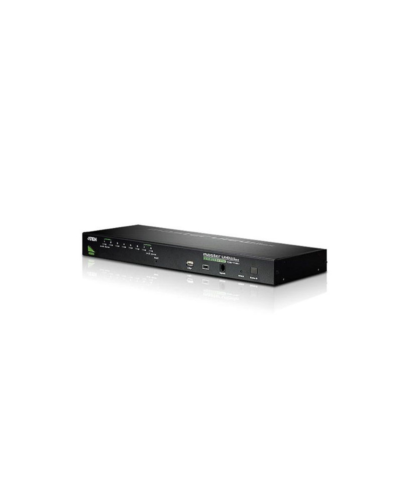 Buy Aten 8-Port PS/2-USB VGA KVM Switch with Daisy-Chain Port and USB Peripheral Support CS1708A-AT-U