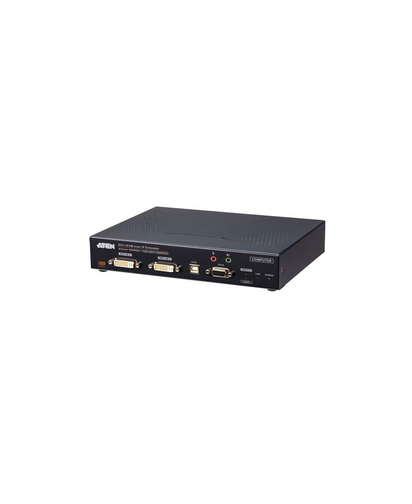 Buy Aten DVI-I Dual Display KVM over IP Transmitter with Software Decoder Ability KE6940AiT-AX-U