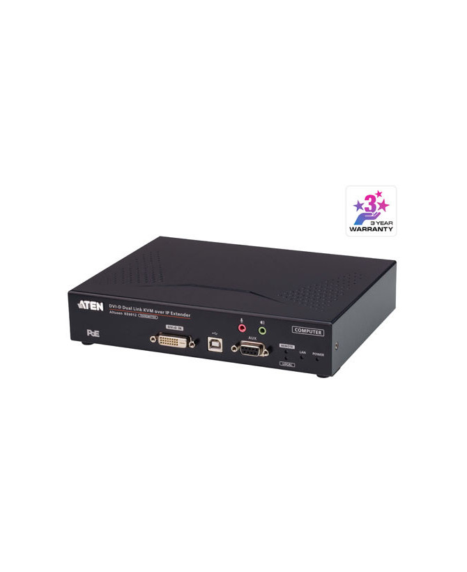 Buy Aten 2K DVI-D Dual Link KVM over IP Transmitter with PoE KE6912T-AX