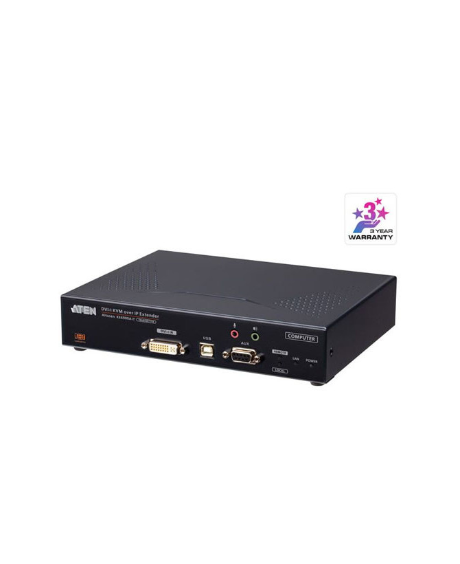 Buy Aten DVI-I Single Display KVM over IP Transmitter with Internet Access KE6900AiT-AX-U