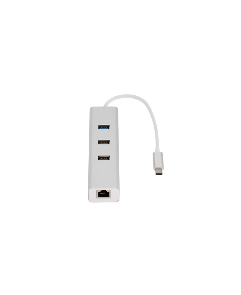 Buy Astrotek 20cm USB Type-C to LAN Adapter with 3-Port USB Hub AT-CMLANHUB3G