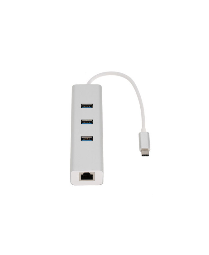 Buy Astrotek 20cm USB Type-C to LAN Adapter with 3-Port USB Hub AT-CMLANHUB3G