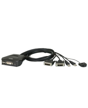 Buy Aten 2-Port USB DVI Cable KVM Switch with Remote Port Selector CS22D-AT