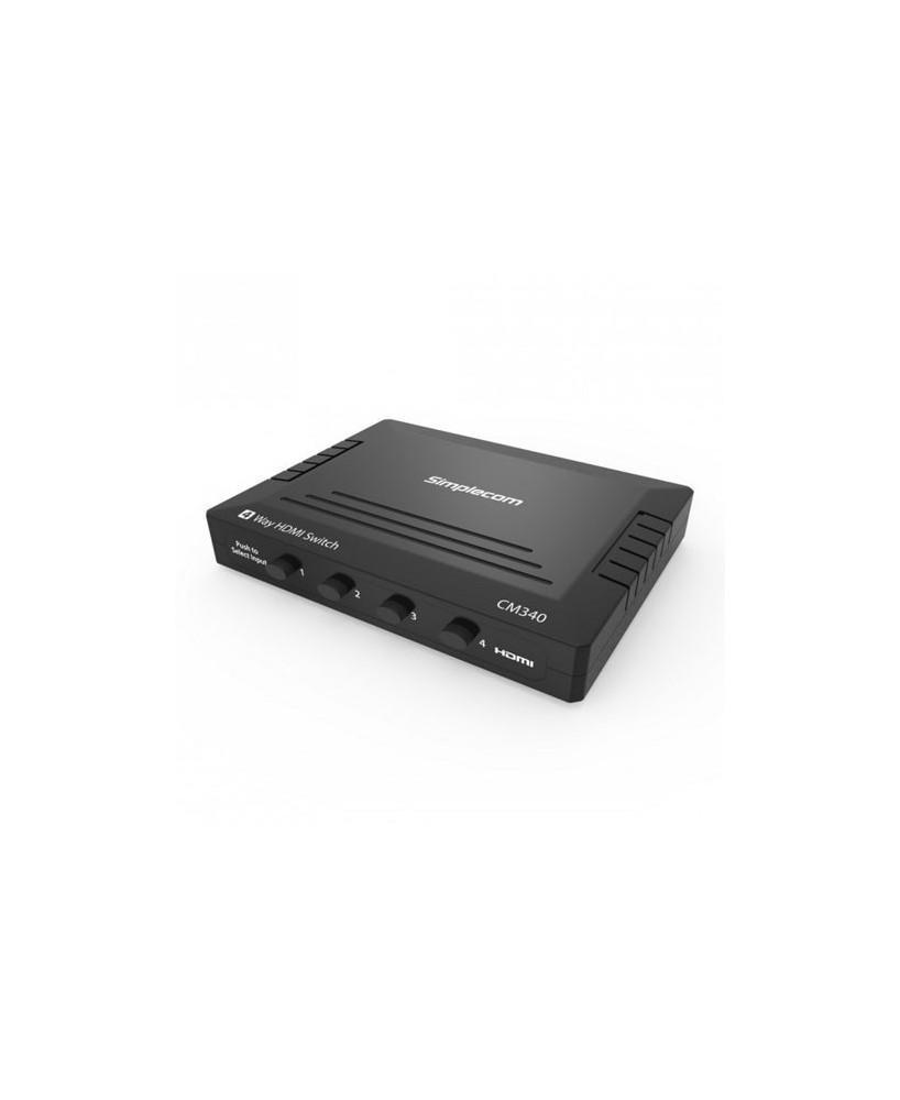 Buy Simplecom Mechanical 4 Way HDMI Switch Box 4 Port 4K UHD HDCP CM340 