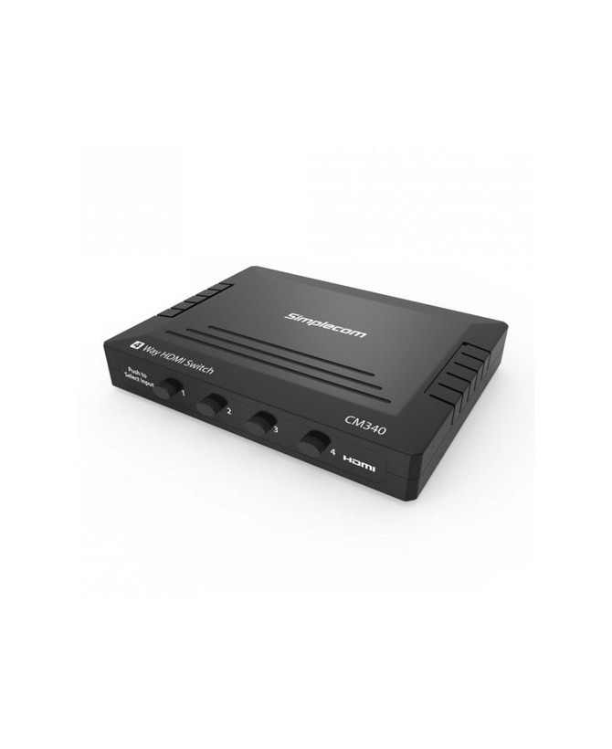 Buy Simplecom Mechanical 4 Way HDMI Switch Box 4 Port 4K UHD HDCP CM340 