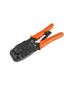 Buy Astrotek 8 pins RJ-45 6 pins RJ-12 4 pins RJ-11 Crimper Cut Strip Crimping Tool Kit with Ratchet Orange Colour Hood RoHS ATP-TOOL-CT-(4/6/8)