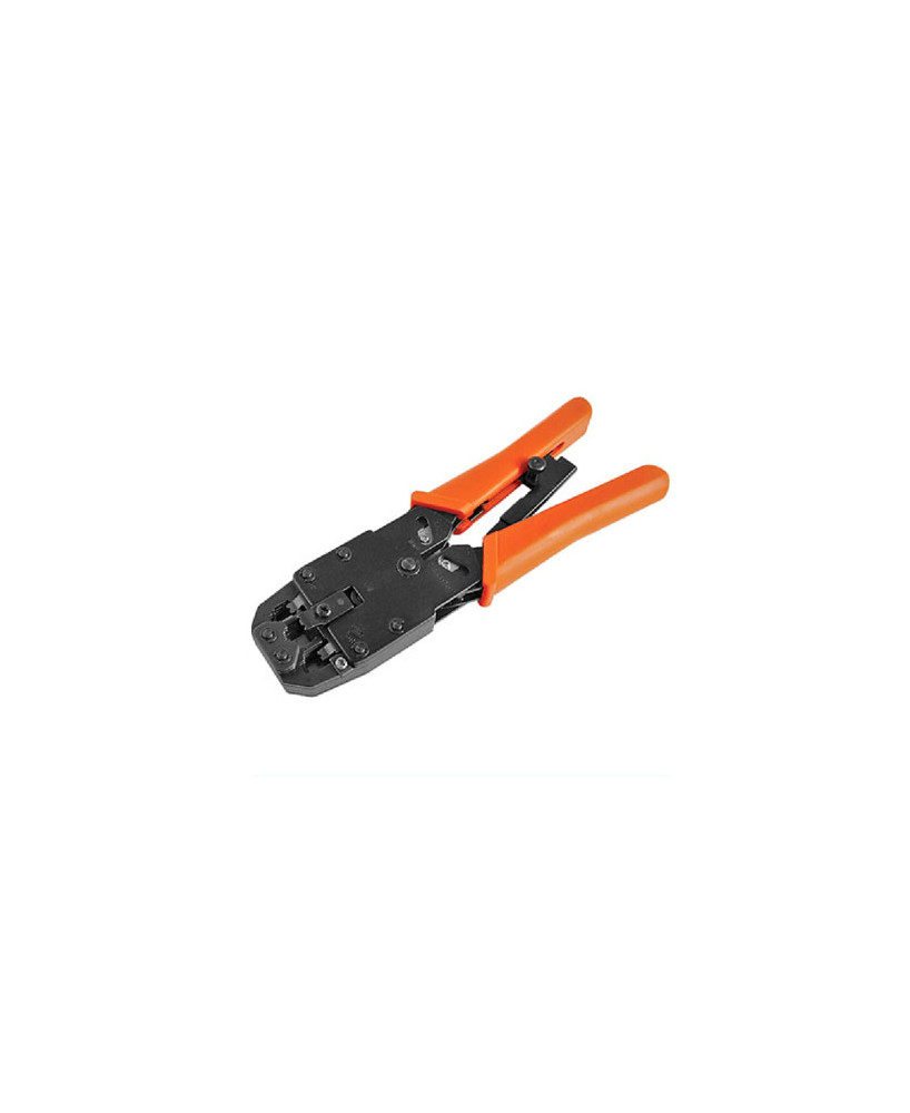 Buy Astrotek 8 pins RJ-45 6 pins RJ-12 4 pins RJ-11 Crimper Cut Strip Crimping Tool Kit with Ratchet Orange Colour Hood RoHS ATP-TOOL-CT-(4/6/8)