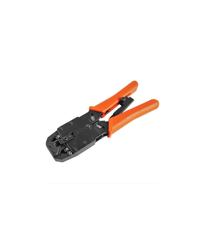 Buy Astrotek 8 pins RJ-45 6 pins RJ-12 4 pins RJ-11 Crimper Cut Strip Crimping Tool Kit with Ratchet Orange Colour Hood RoHS ATP-TOOL-CT-(4/6/8)